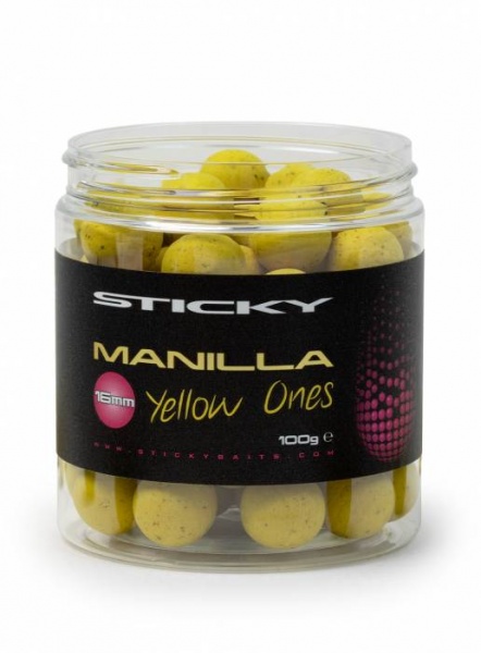 Sticky Baits Manilla Yellow Ones 16mm Pop Ups