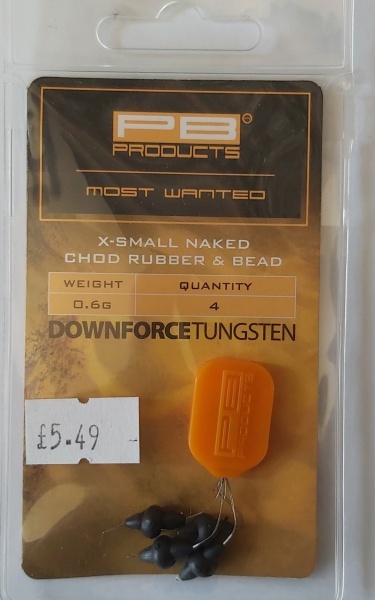 PB Products  X Small Naked Chod Rubber and Bead