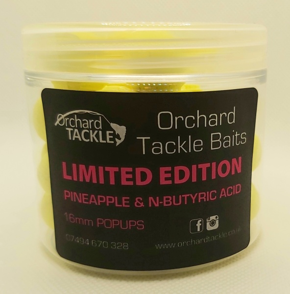 Orchard Tackle Baits Pineapple N Butyric Acid Pop Ups 16mm