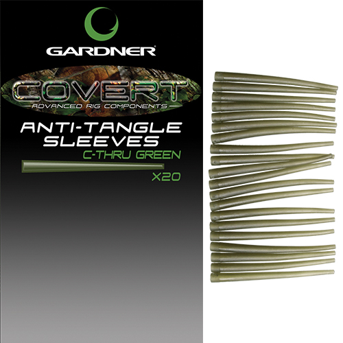 Gardner Covert Anti Tangle Sleeves C-Thru Green