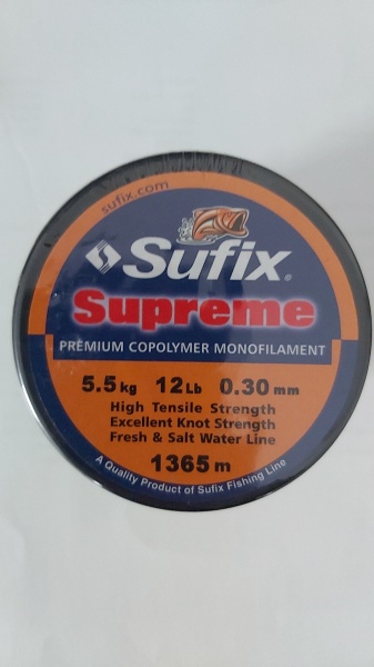 Sufix Supreme Copolymer Monofilament 12lb