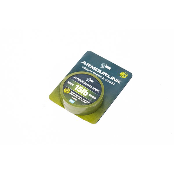 Nash Armourlink Weed Green 15lb Heavy Supple Braid