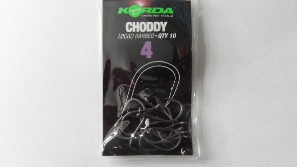 Korda Choddy Size 4 Micro Barbed Hooks