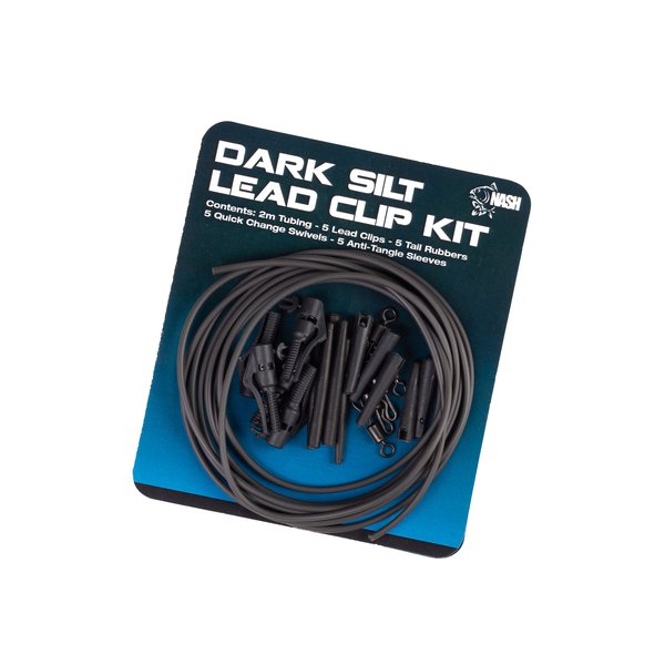 Nash Dark Silt Lead Clip Pack
