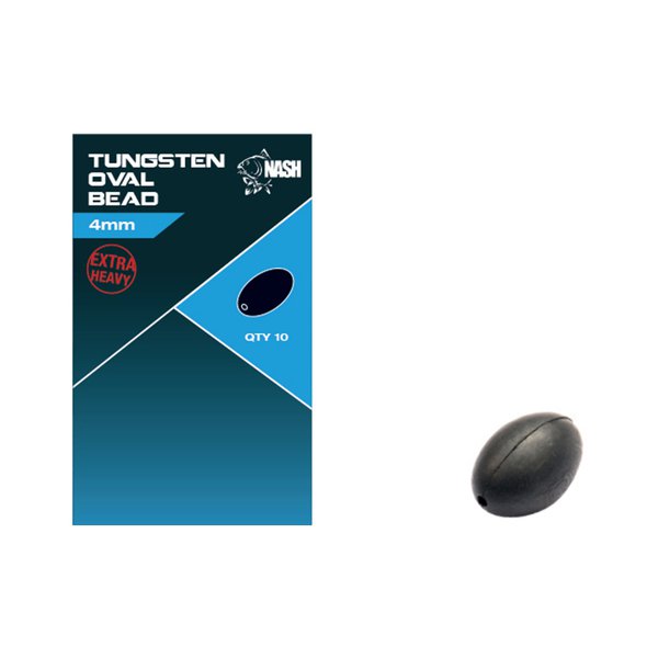 Nash Tungsten Oval Beads 4mm