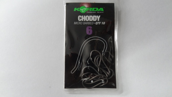 Korda Choddy Size 6 Micro Barbed Hooks