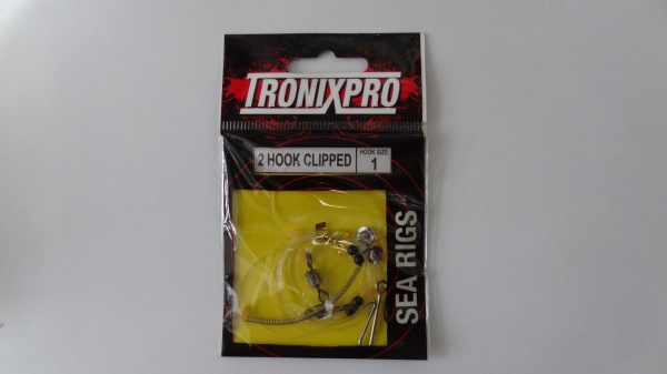 Tronixpro 2 Hook Clipped Rig Size 1