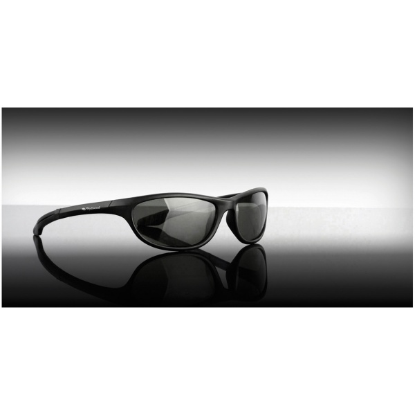 Wychwood Sunglasses Black Wrap Around Brown Lenses
